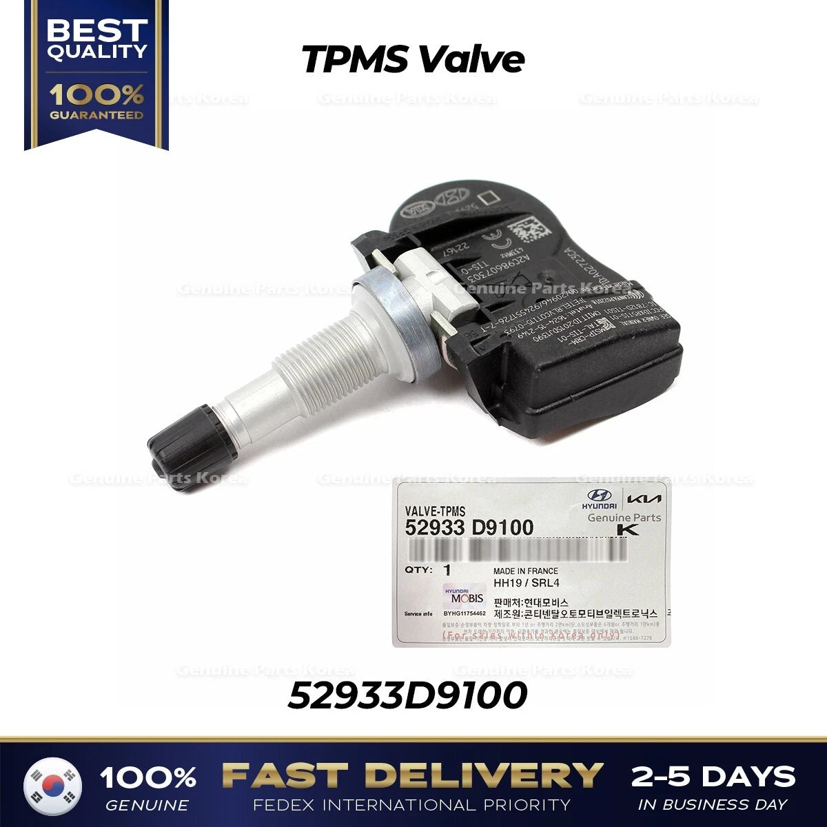 ⭐Genuine⭐ TPMS Valve 52933D9100 for Kia Cadenza Sportage