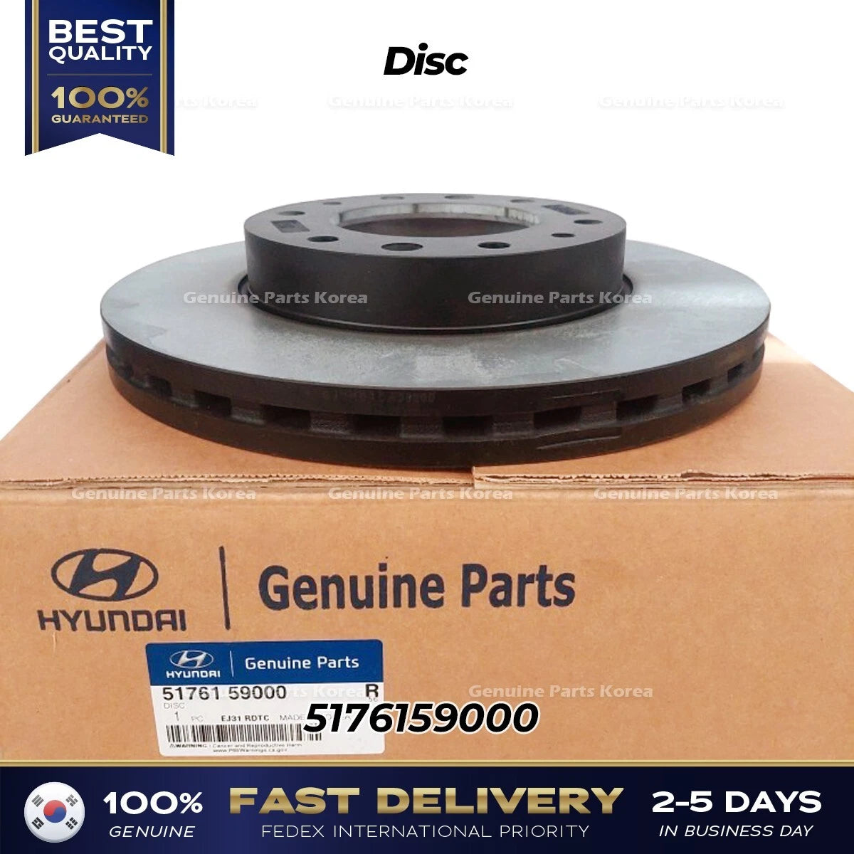 ⭐Genuine⭐ Disc 5176159000 for Hyundai H350 Solati