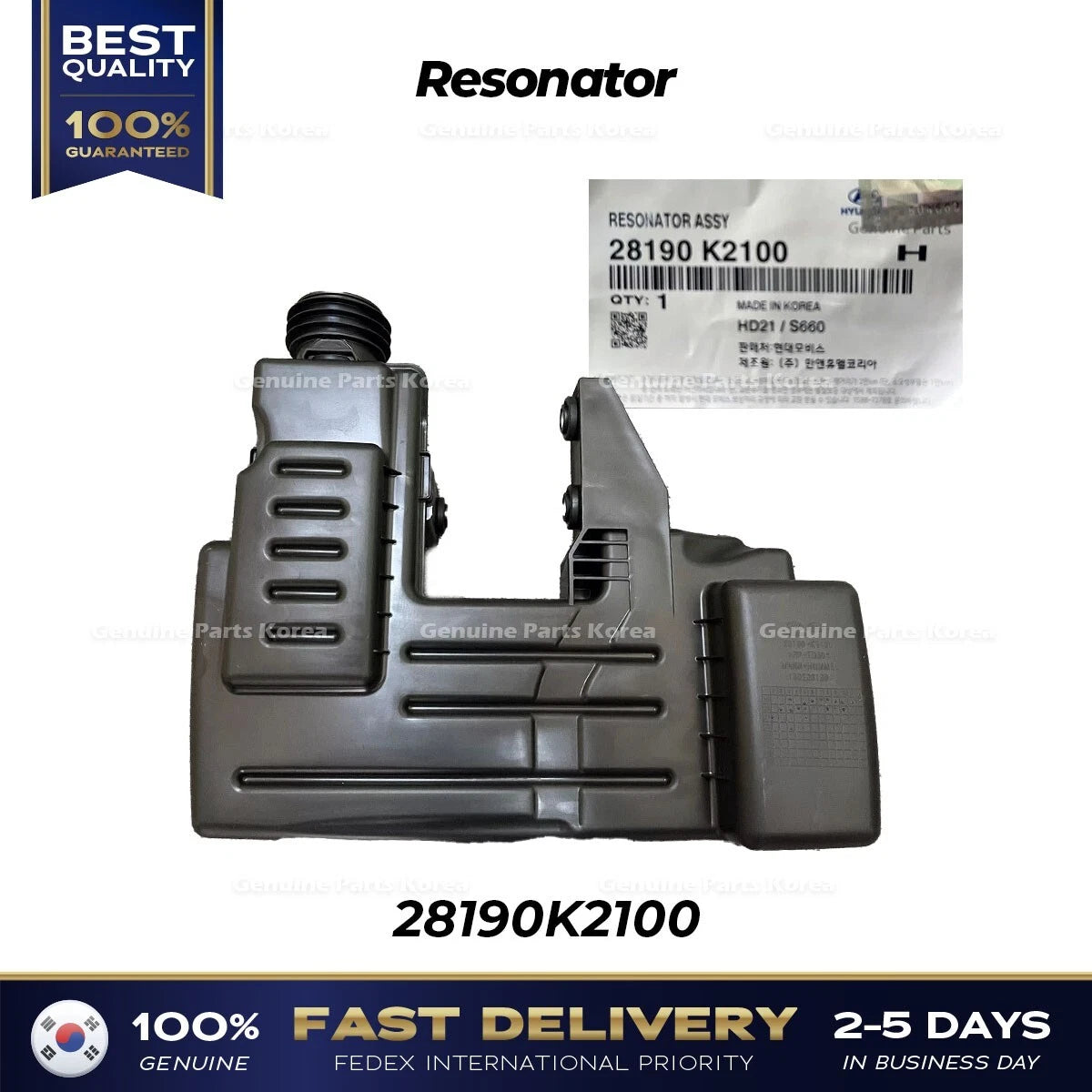 ⭐Genuine⭐ Resonator 28190K2100 for Hyundai Venue