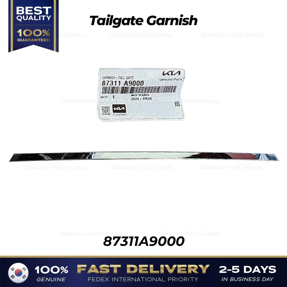 ⭐Genuine⭐ Tailgate Garnish 87311A9000 for Kia Sedona