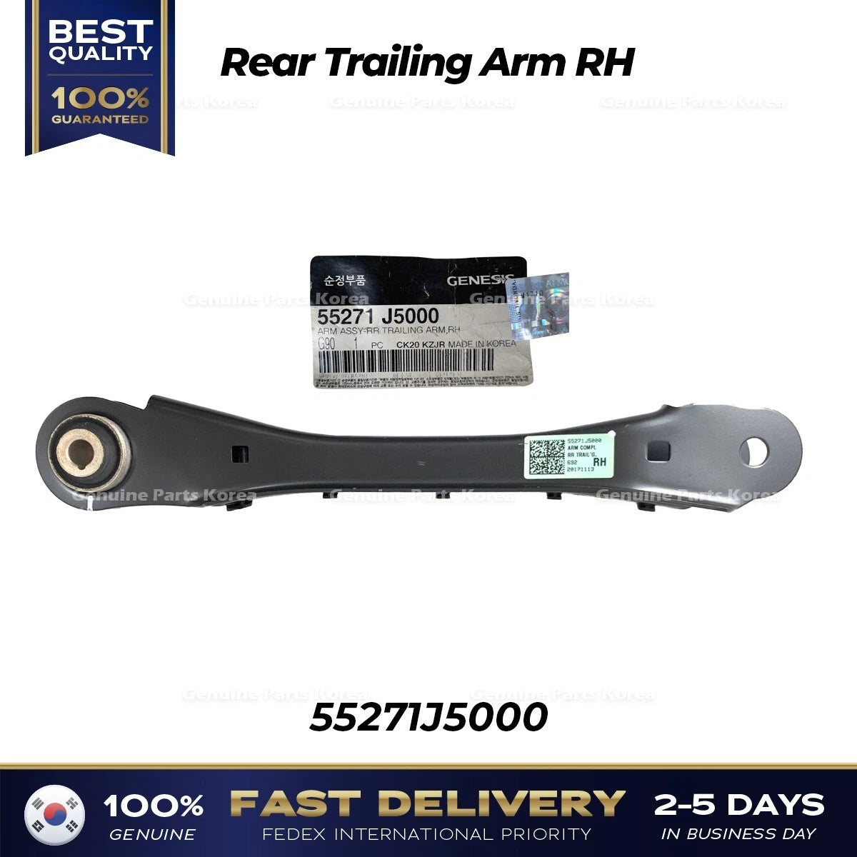 ⭐Genuine⭐ Rear Trailing Arm RH 55271J5000 for Hyundai Genesis G70 Kia Stinger