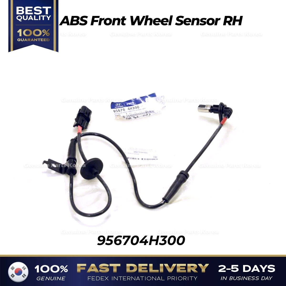 ⭐Genuine⭐ ABS Front Wheel Sensor RH 956704H300 for Hyundai H1