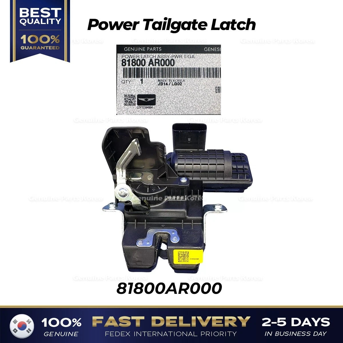 ⭐Genuine⭐ Power Tailgate Latch 81800AR000 for Hyundai Genesis GV70