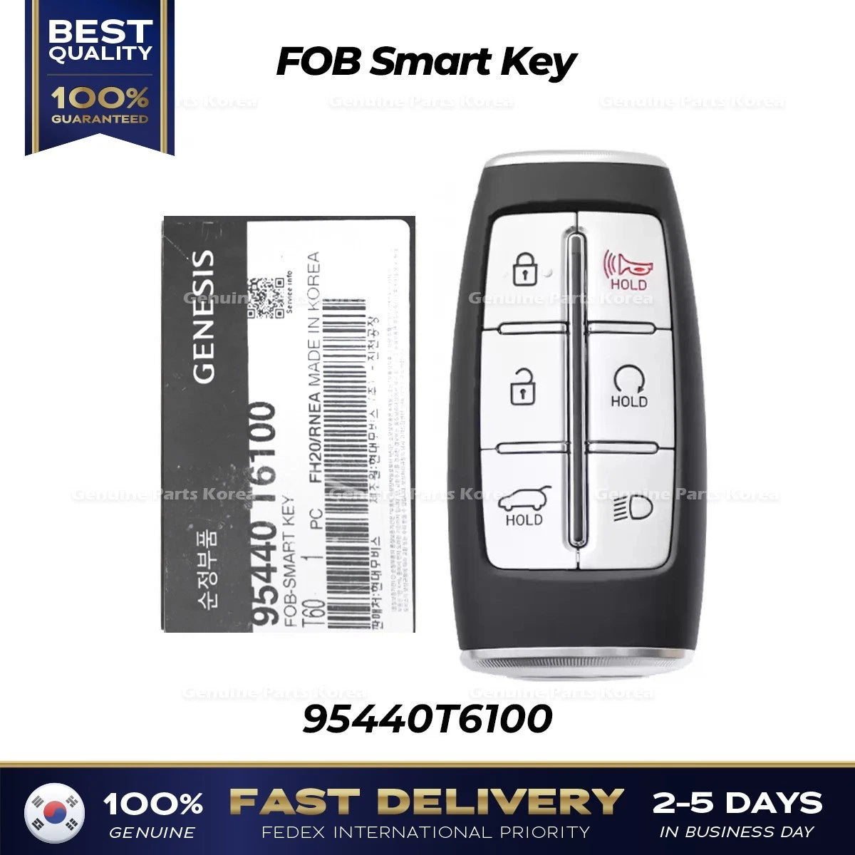 ⭐Genuine⭐ FOB Smart Key 95440T6100 for Hyundai Genesis GV80