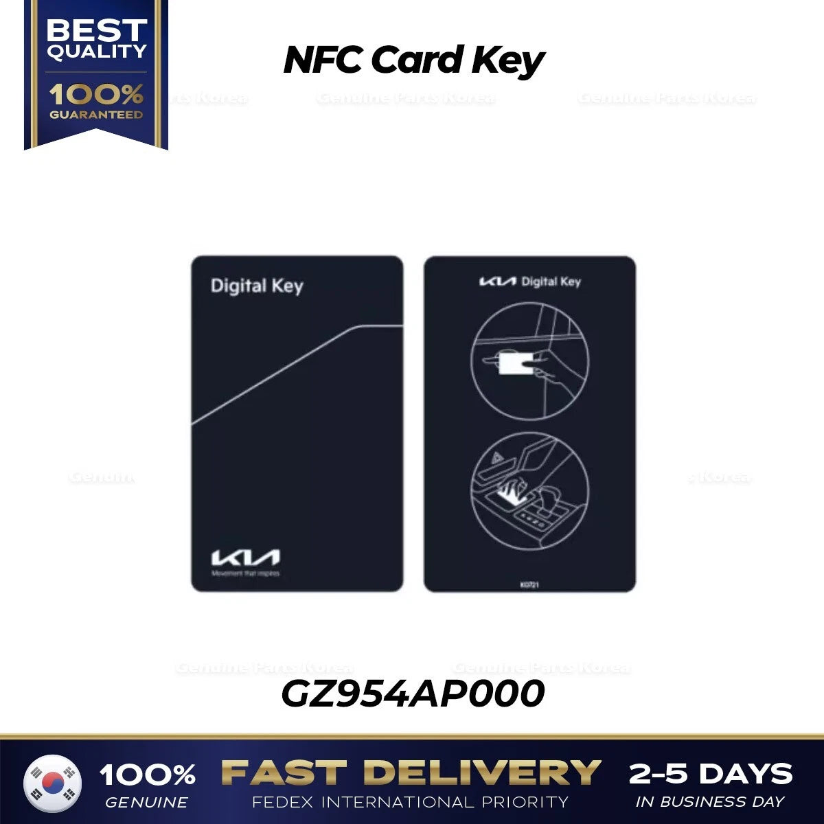 ⭐Genuine⭐ NFC Card Key GZ954AP000 for Kia EV6 Sorento Sportage