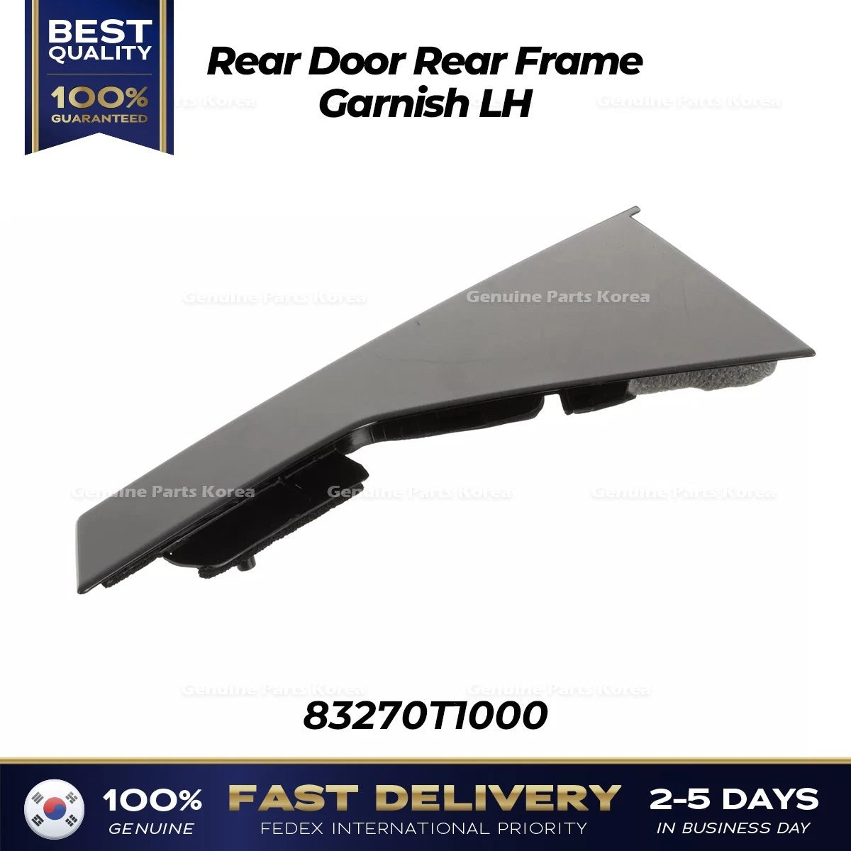 ⭐Genuine⭐ Rear Door Rear Frame Garnish LH 83270T1000 for Hyundai Genesis G80