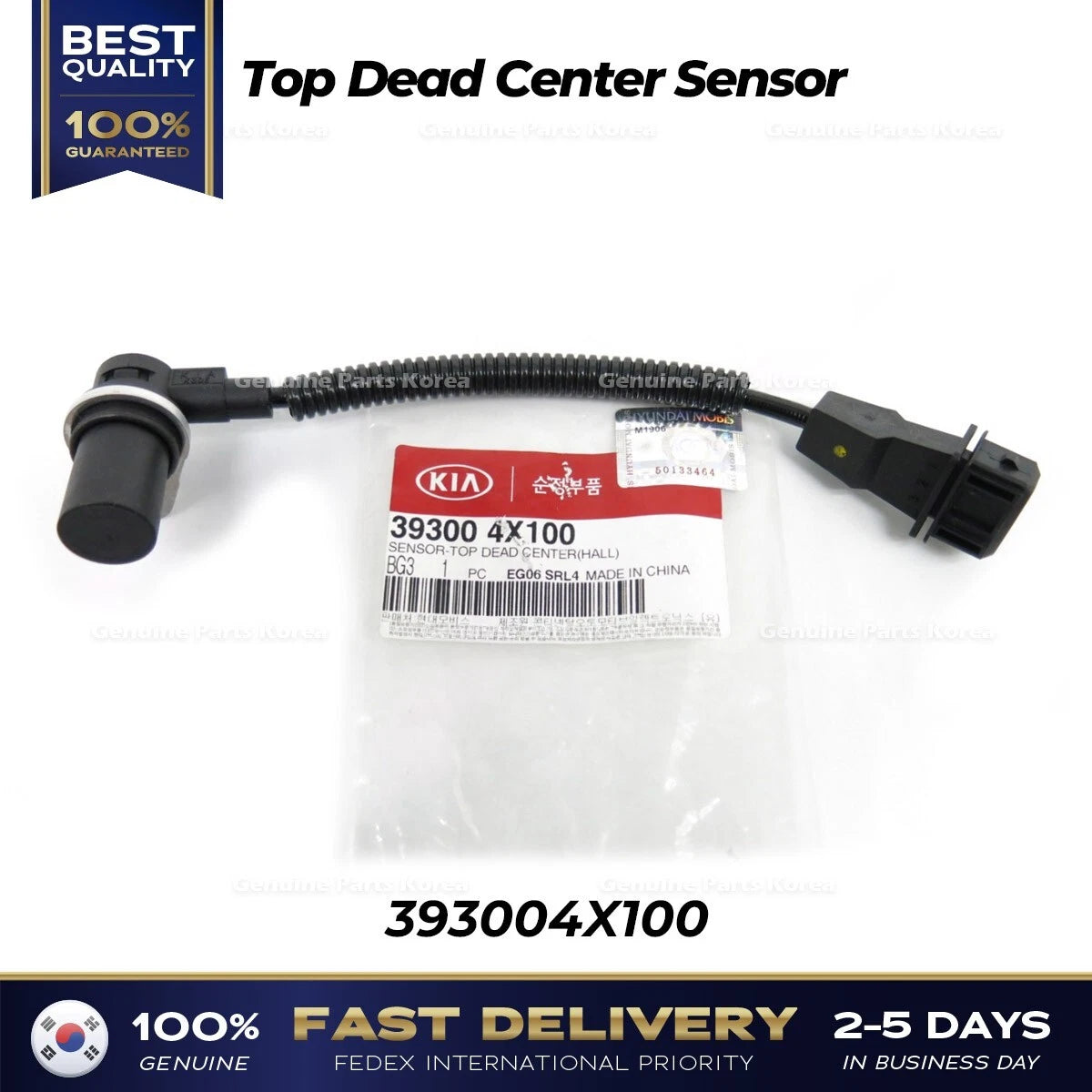 ⭐Genuine⭐ Top Dead Center Sensor 393004X100 for Kia Sedona Bongo III