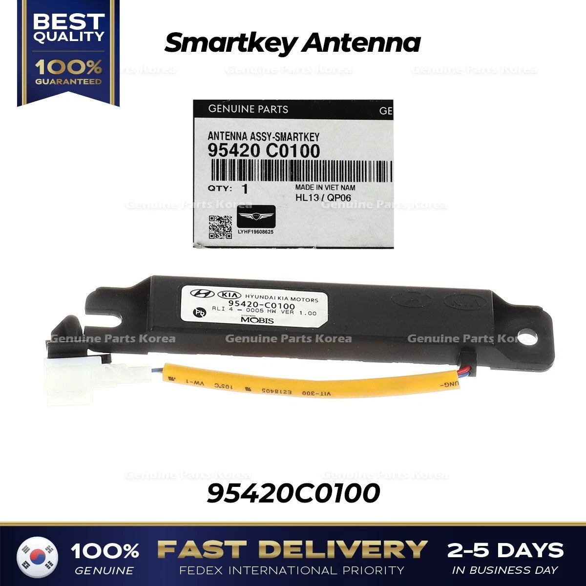 ⭐Genuine⭐ Smartkey Antenna 95420C0100 for Hyundai Genesis G70 Kia Stinger