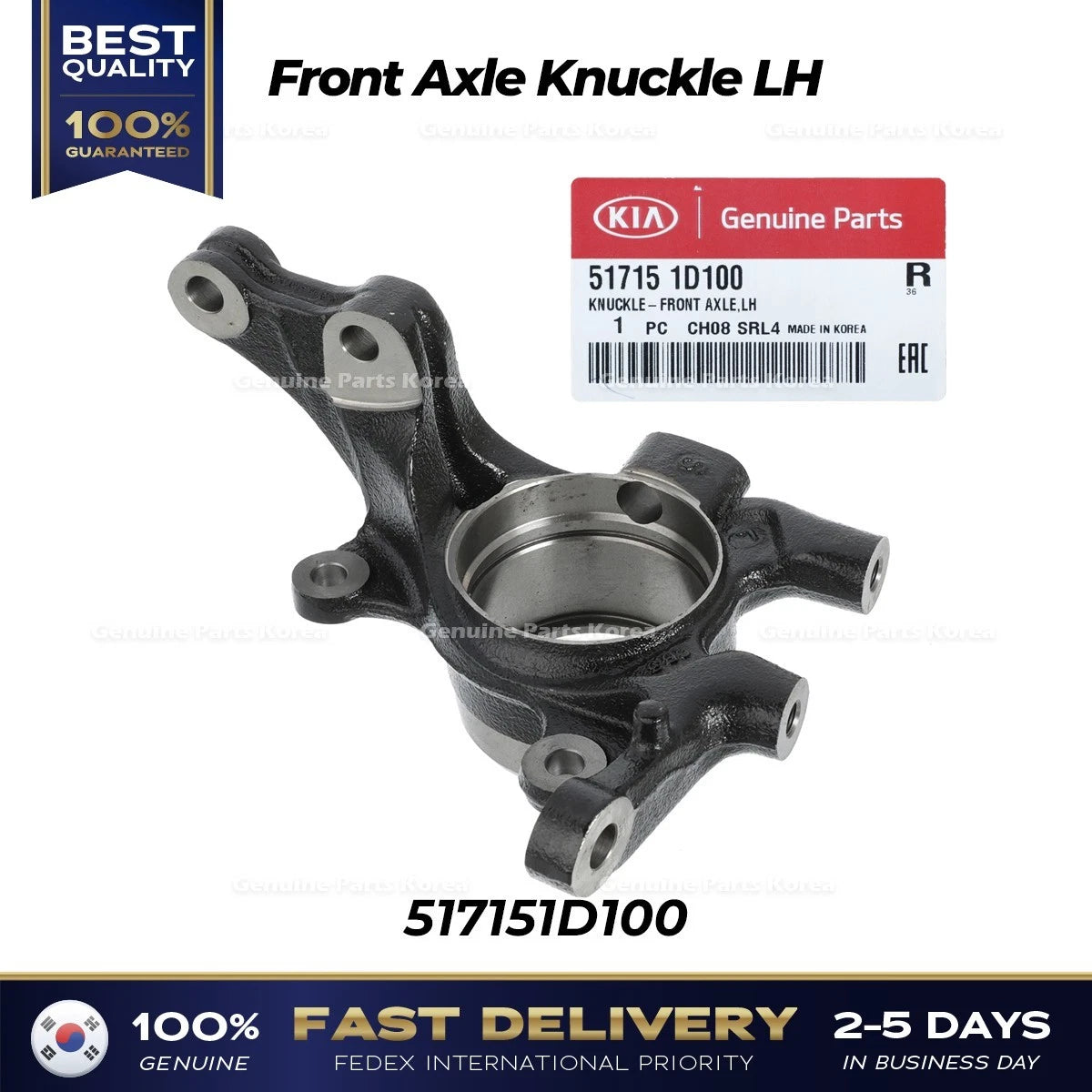 ⭐Genuine⭐ Front Axle Knuckle LH 517151D100 for Kia Optima Rondo