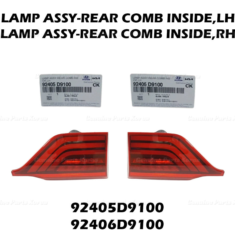 ⭐Genuine⭐ Rear Tail Light Lamp Set 92405D9100 92406D910 for Kia Sportage