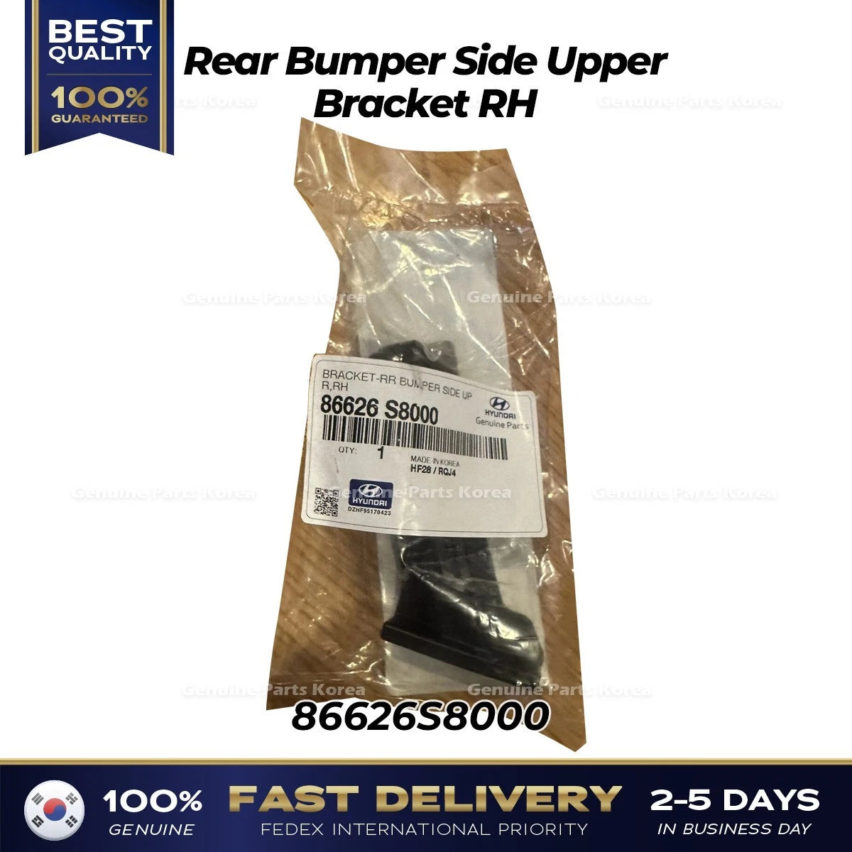 ⭐Genuine⭐ Rear Bumper Side Upper Bracket RH 86626S8000 for Hyundai Palisade
