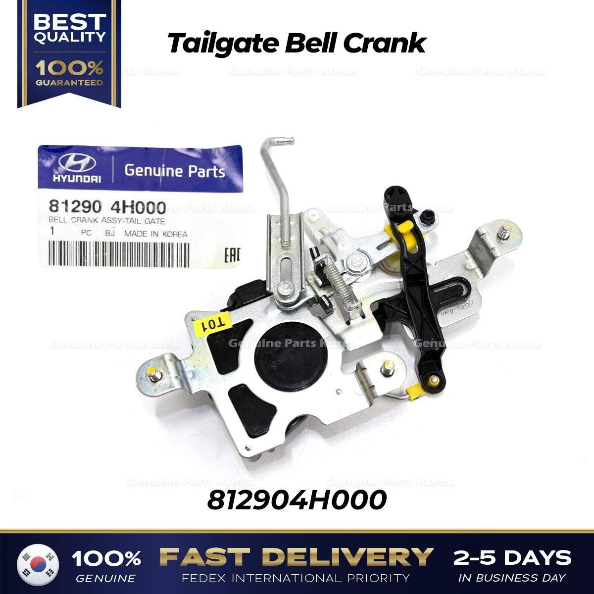 ⭐Genuine⭐ Tailgate Bell Crank 812904H000 for Hyundai H1 Grand Starex