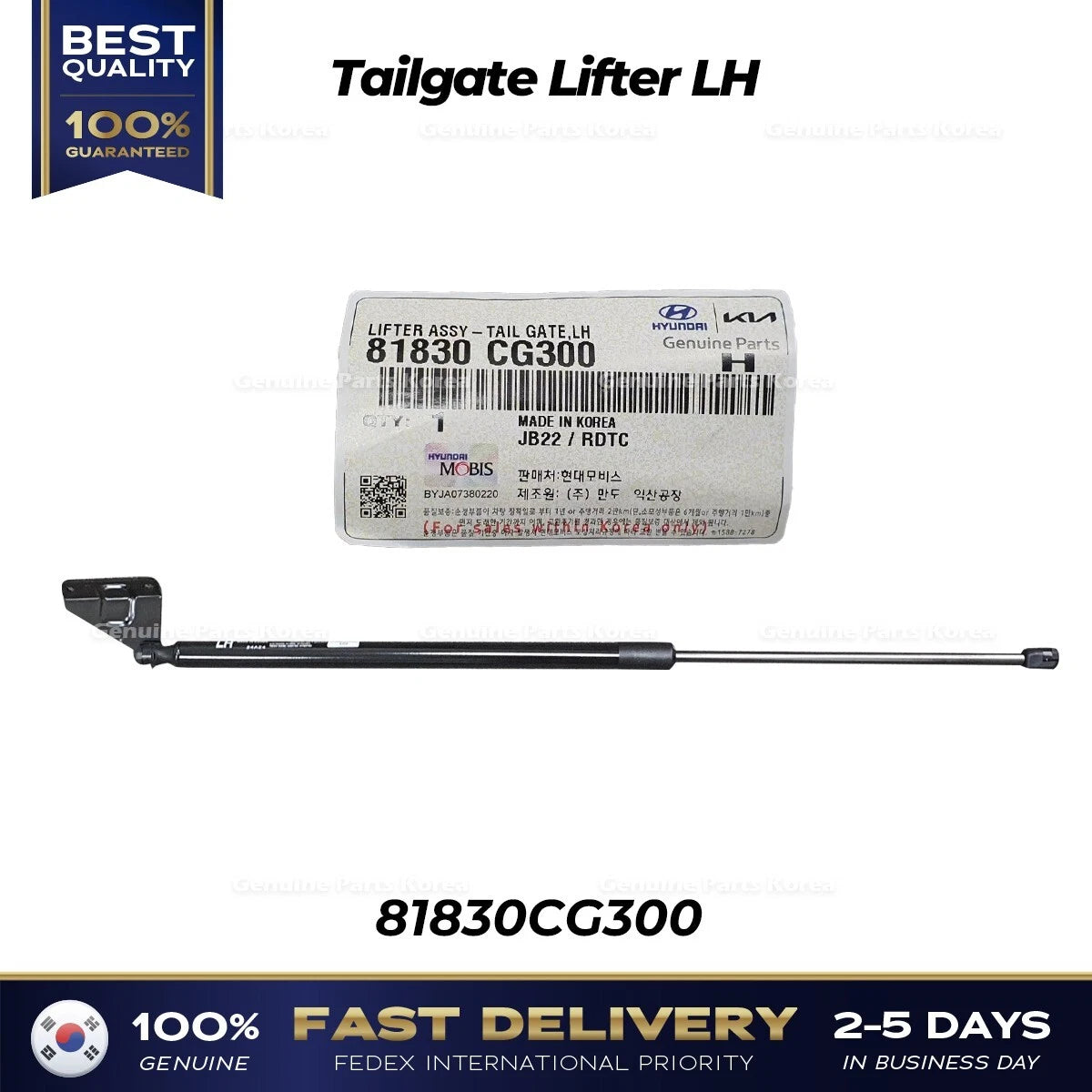 ⭐Genuine⭐ Tailgate Lifter LH 81830CG300 for Hyundai Staria