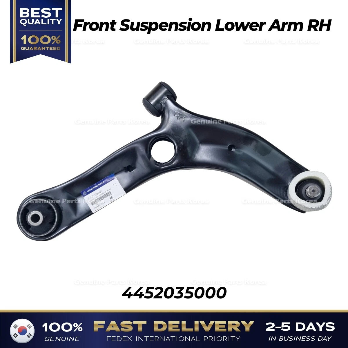 Genuine Front Suspension Lower Arm RH 4452035000 for Ssangyong Tivoli