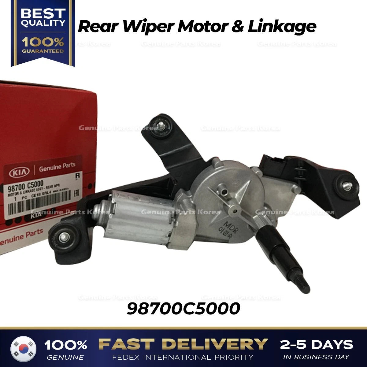 ⭐Genuine⭐ Rear Wiper Motor & Linkage 98700C5000 for Kia Sorento