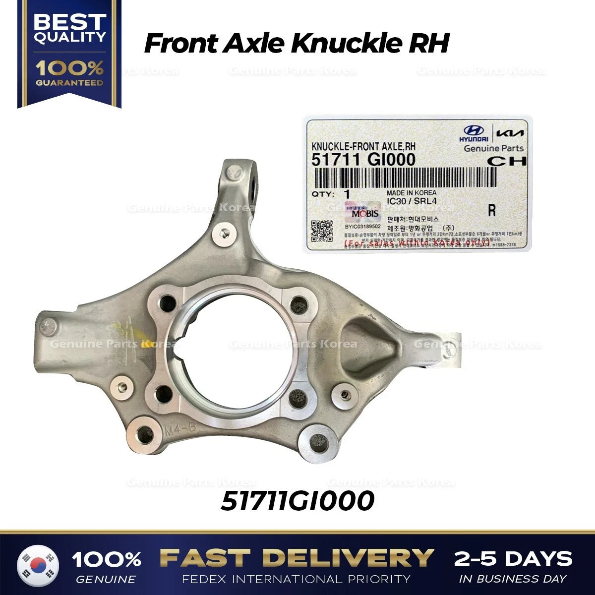 ⭐Genuine⭐ Front Axle Knuckle RH 51711GI000 for Hyundai Ioniq 5 Kia EV6