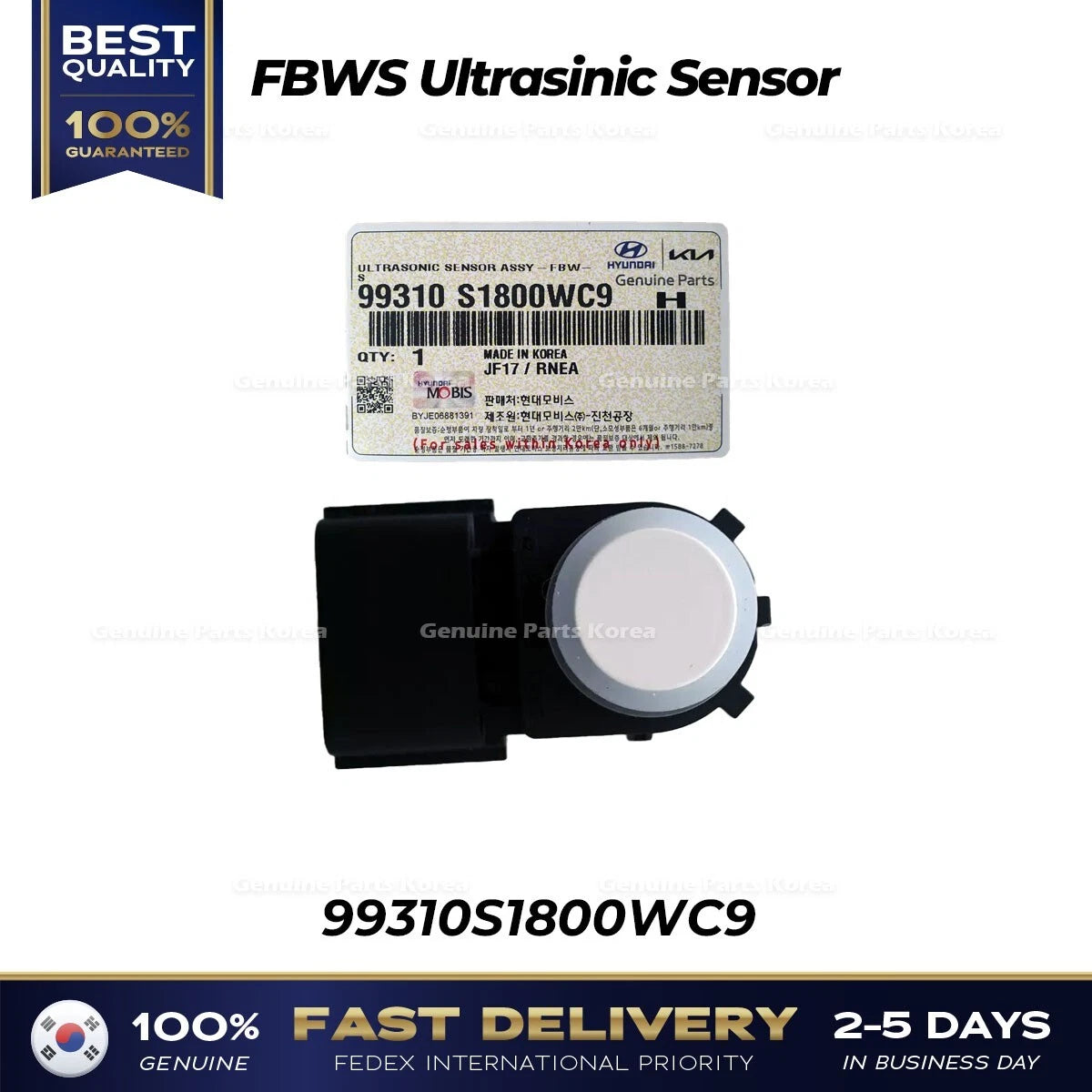 ⭐Genuine⭐ FBWS Ultrasinic Sensor 99310S1800WC9 for Hyundai Palisade