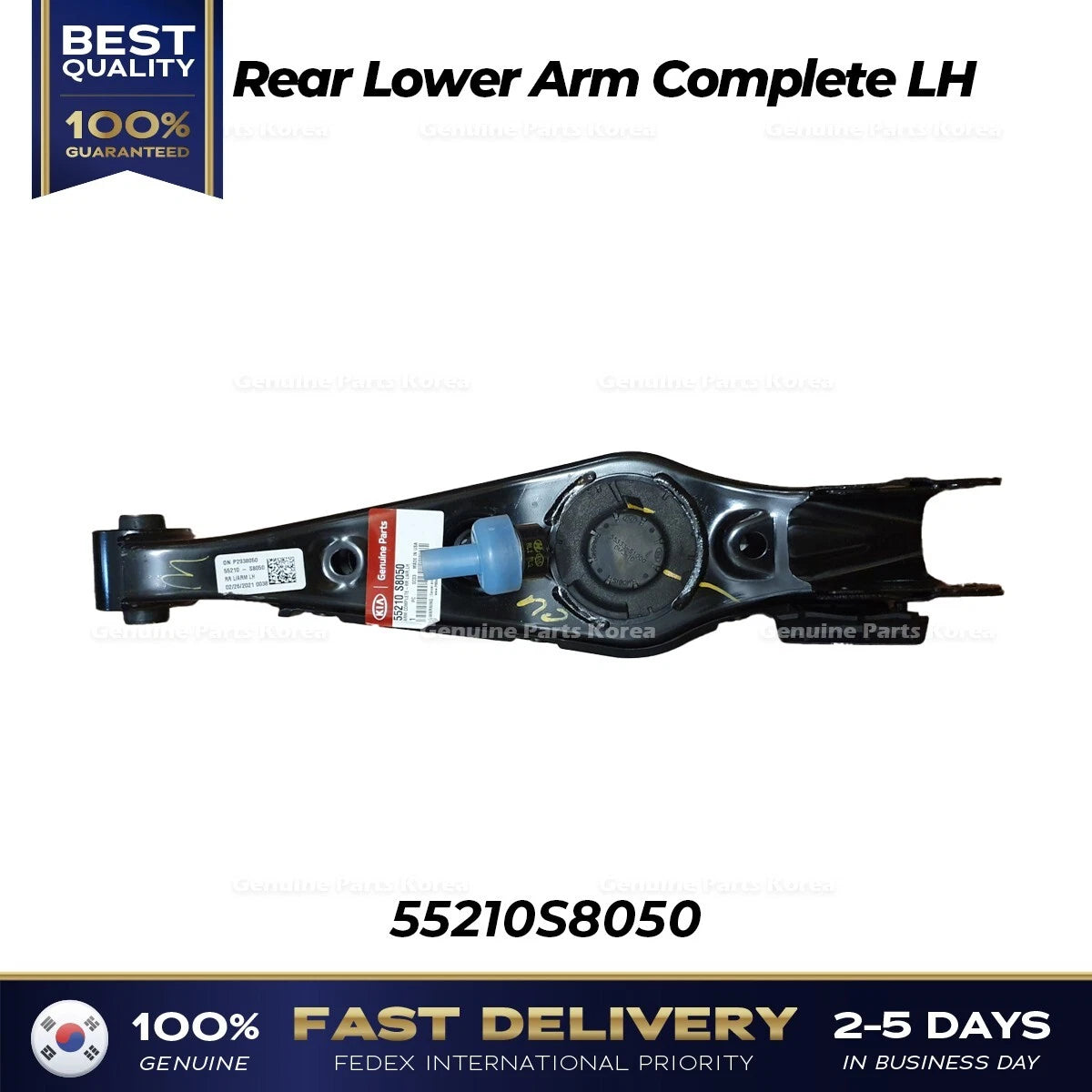 ⭐Genuine⭐ Rear Lower Arm Complete LH 55210S8050 for Hyundai Palisade Kia