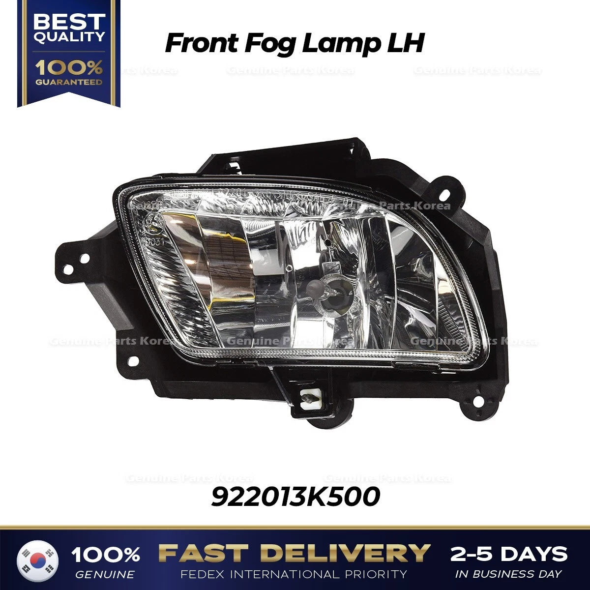 ⭐Genuine⭐ Front Fog Lamp LH 922013K500 for Hyundai Sonata