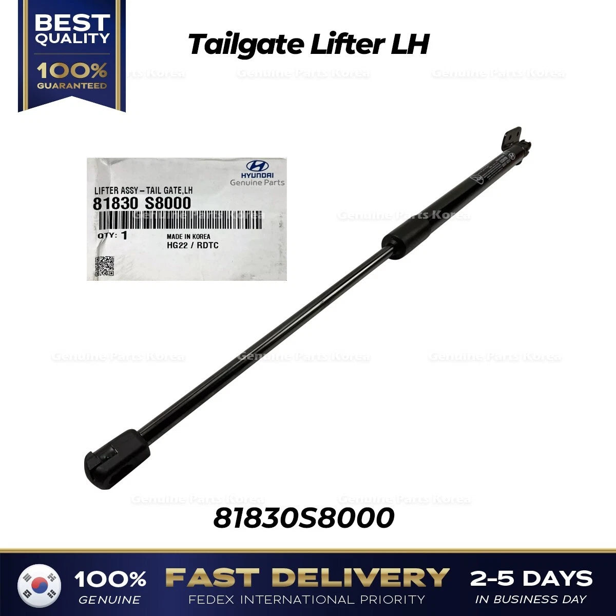 ⭐Genuine⭐ Tailgate Lifter LH 81830S8000 for Hyundai Palisade