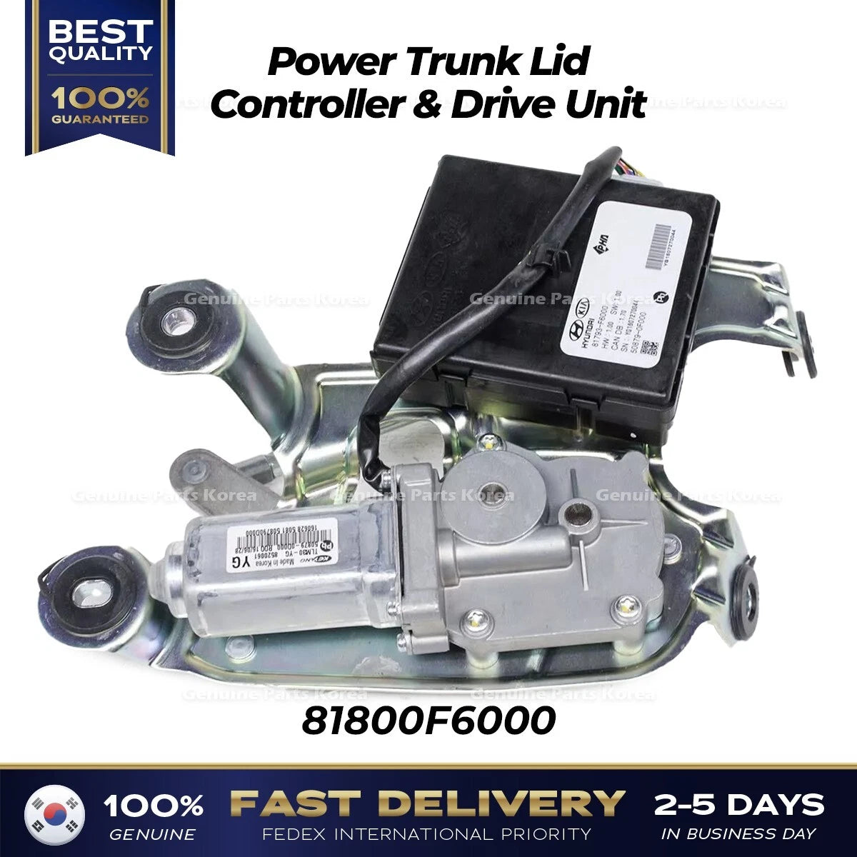 ⭐Genuine⭐ Power Trunk Lid Controller & Drive Unit 81800F6000 for Kia Cadenza