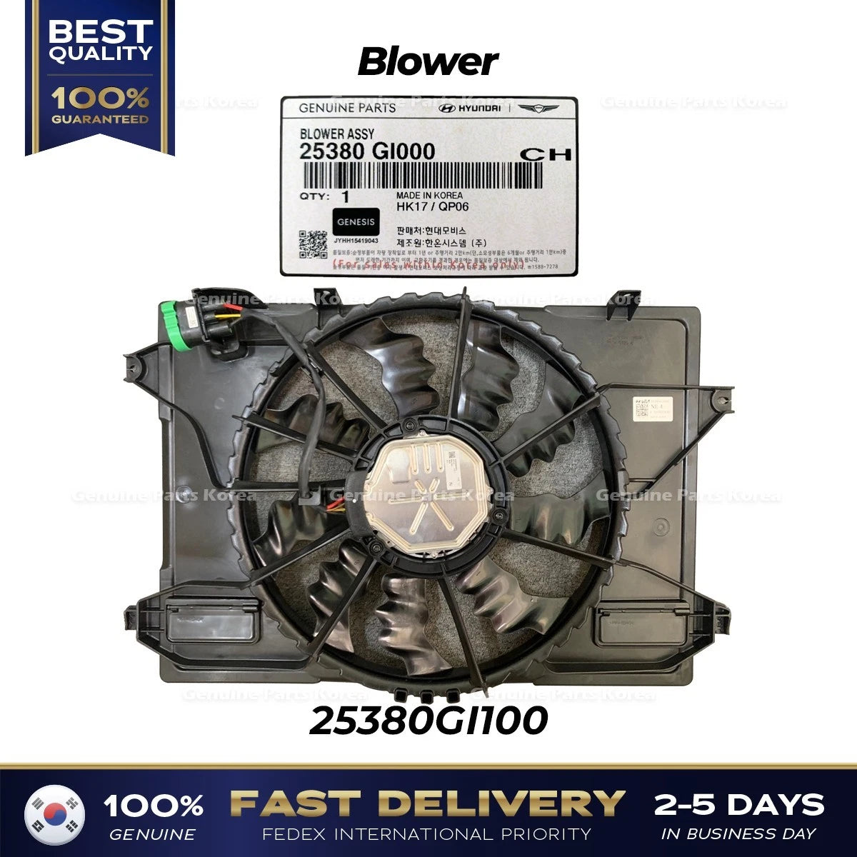 ⭐Genuine⭐ Blower 25380GI100 for Hyundai Ioniq 5 Kia EV6