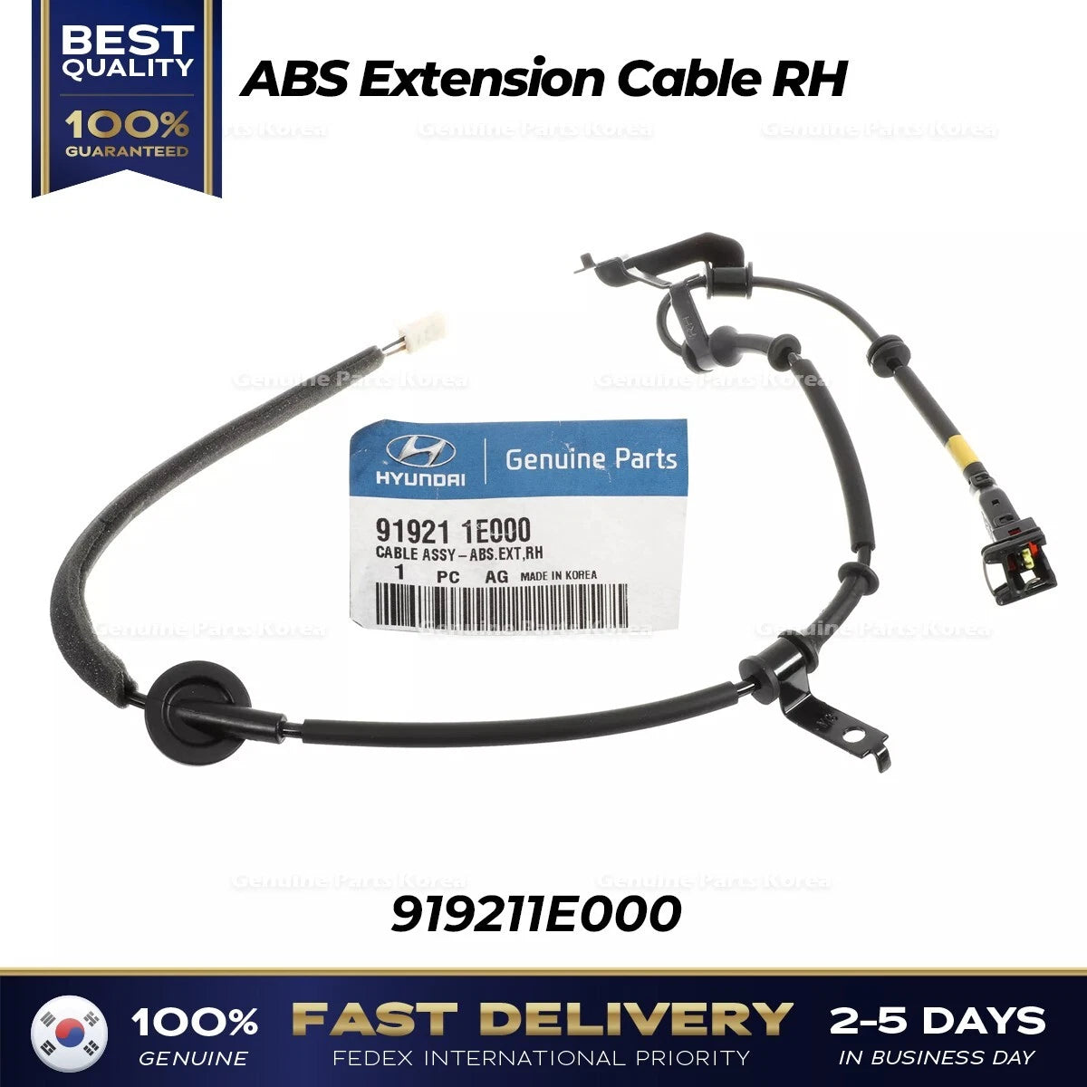 ⭐Genuine⭐ ABS Extension Cable RH 919211E000 for Hyundai Accent