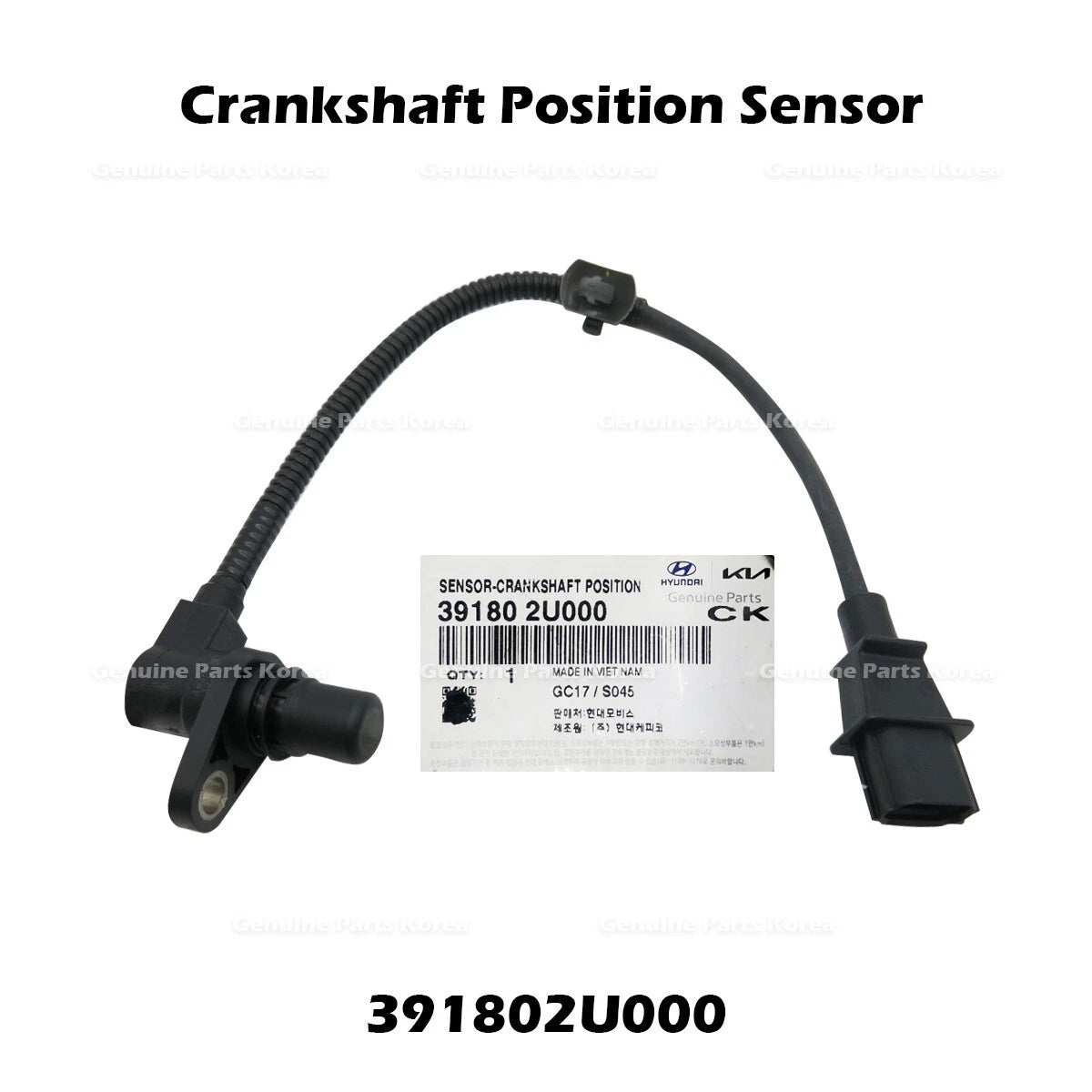 ⭐Genuine⭐ Crankshaft Position Sensor 391802U000 for Hyundai Tuscon Kia Sportage