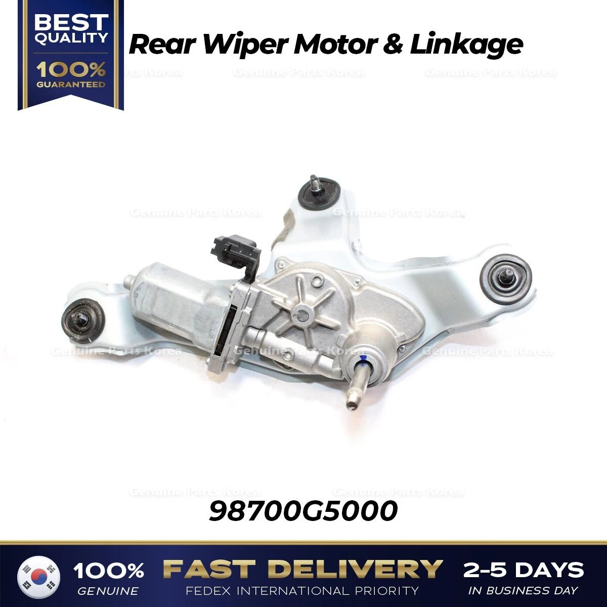 ⭐Genuine⭐ Rear Wiper Motor & Linkage 98700G5000 for Kia Niro Niro EV