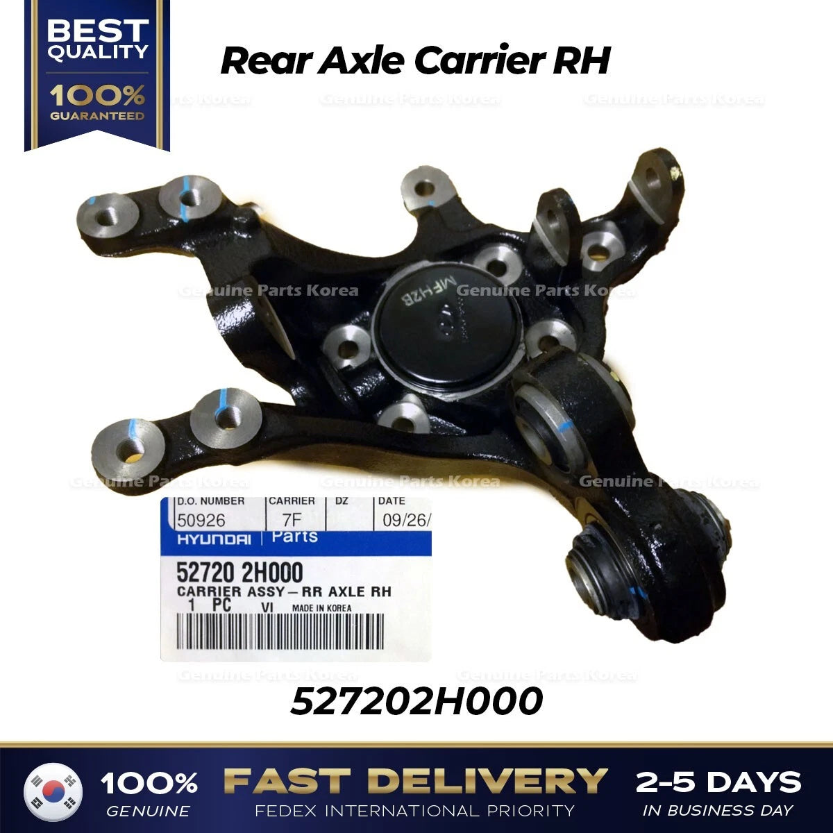 ⭐Genuine⭐ Rear Axle Carrier RH 527202H000 for Hyundai Elantra