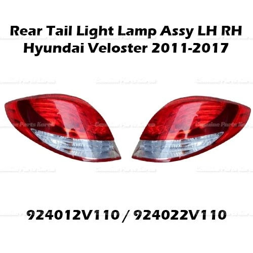 ⭐Genuine⭐ Tail Light Lamp Assembly LH RH 2P 1Set for Hyundai Veloster 2011-2017