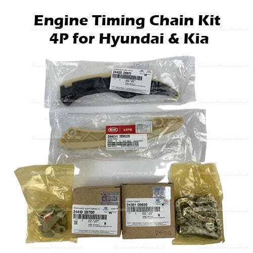 ⭐Genuine⭐ Engine Timing Chain Kit 4P 1.6L for Veloster Accent Elantra Soul etc