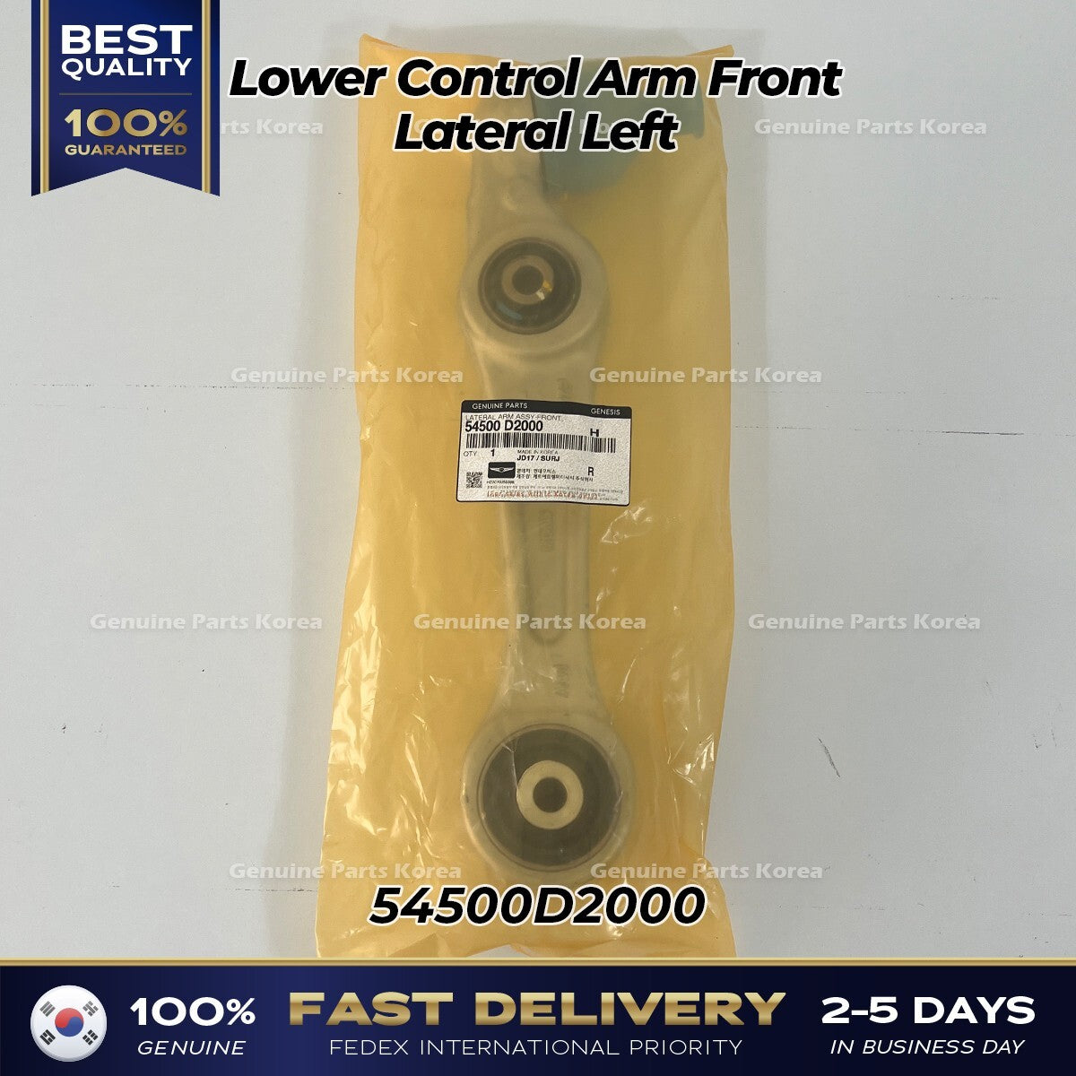 Lower Control Arm Front Lateral Left  54500D2000  Genesis G80 G90 AWD 17-20