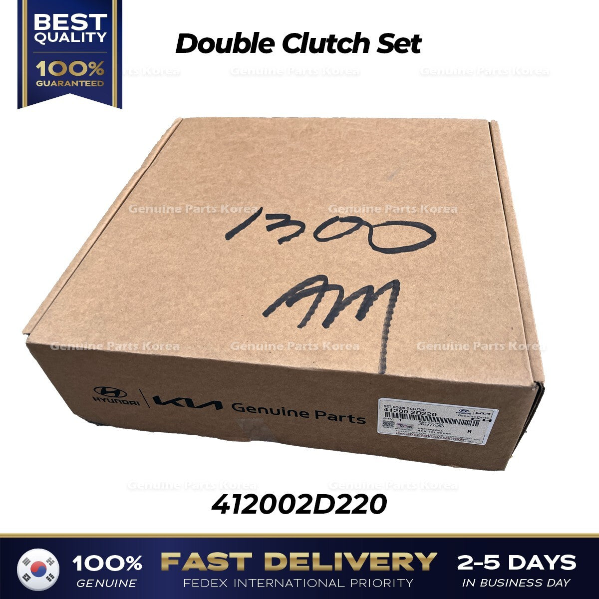 Genuine Double Clutch Set 412002D220 for 15-20 HYUNDAI KIA