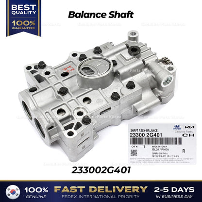 Genuine Balance Shaft 233002G401 for Hyundai Santa Fe Sport Sonata Kia Sedona
