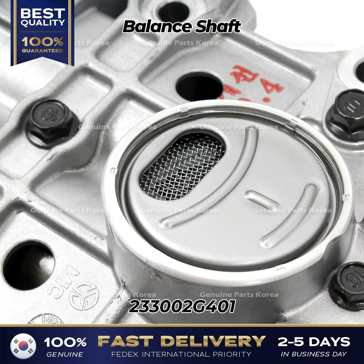 Genuine Balance Shaft 233002G401 for Hyundai Santa Fe Sport Sonata Kia Sedona