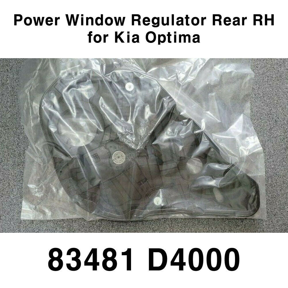 OEM Power Window Regulator Rear LH + RH 2p Set for Kia Optima 16-20