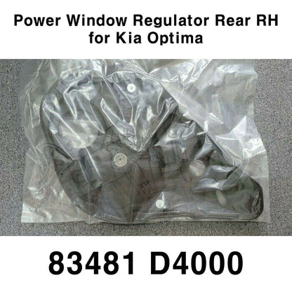 OEM Power Window Regulator Rear LH + RH 2p Set for Kia Optima 16-20