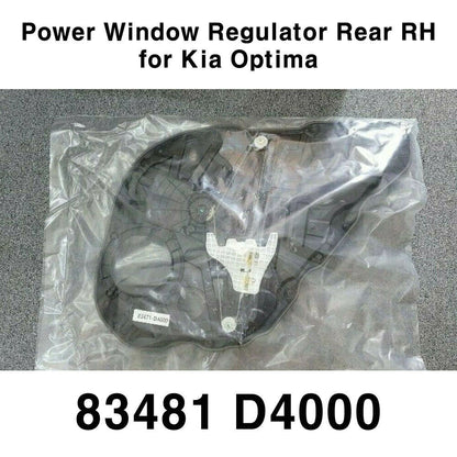 OEM Power Window Regulator Rear LH + RH 2p Set for Kia Optima 16-20