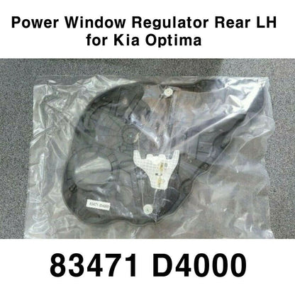 OEM Power Window Regulator Rear LH + RH 2p Set for Kia Optima 16-20