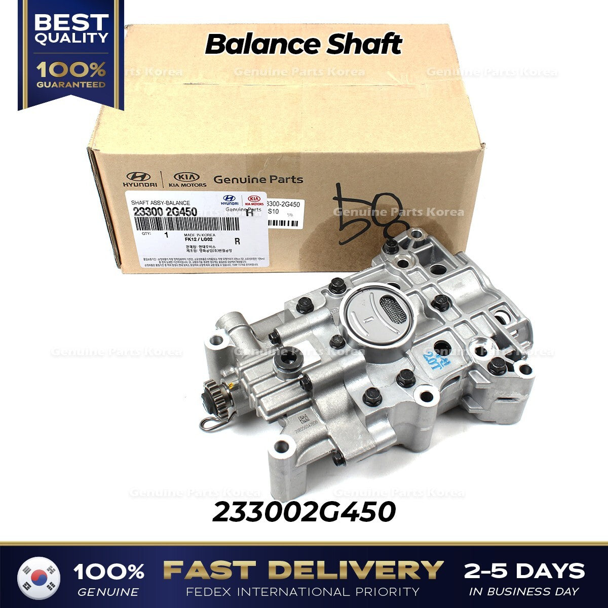 Genuine Balance Shaft 233002G450 for Hyundai Sonata Kia Optima Sportage