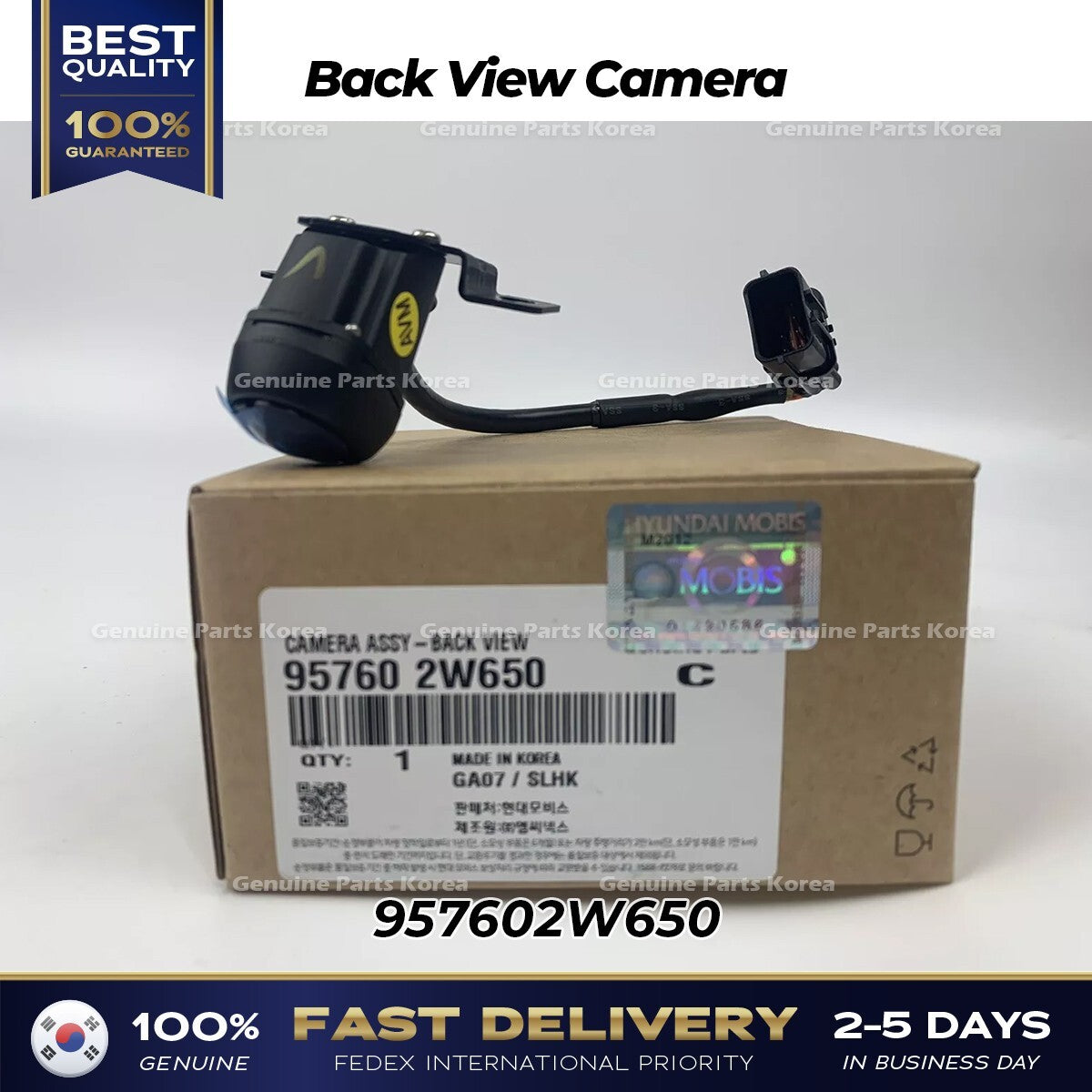 Genuine Back View Camera 957602W650 for Hyundai Santa Fe Sport