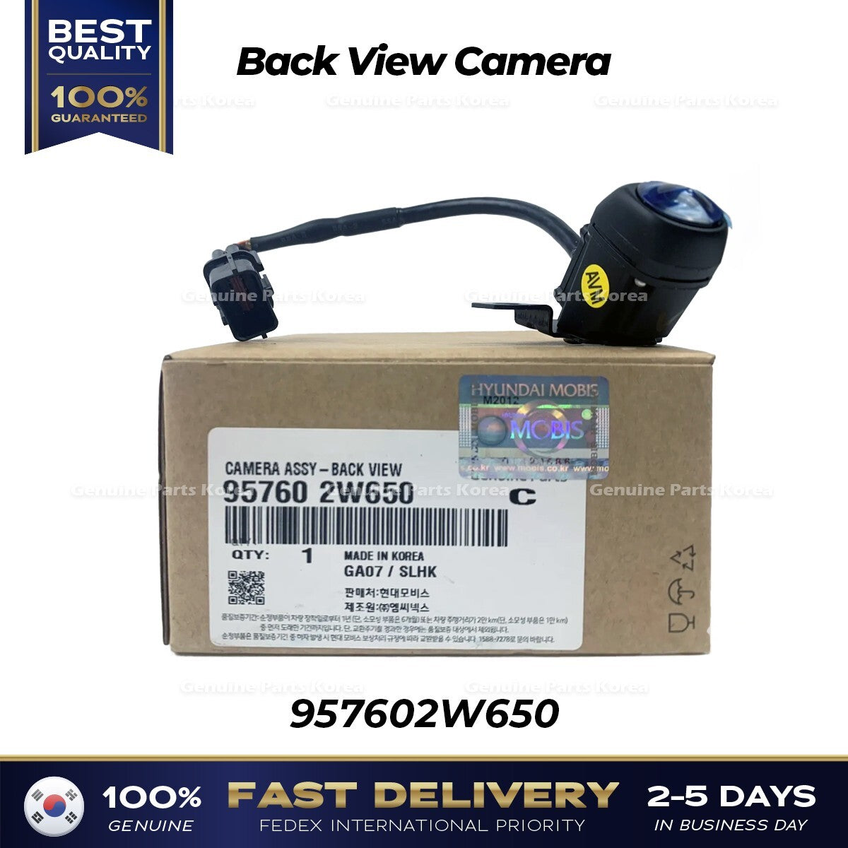 Genuine Back View Camera 957602W650 for Hyundai Santa Fe Sport