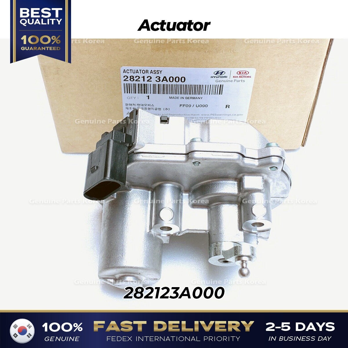 Genuine Actuator 282123A000 for Hyundai Veracruz Kia Mohave