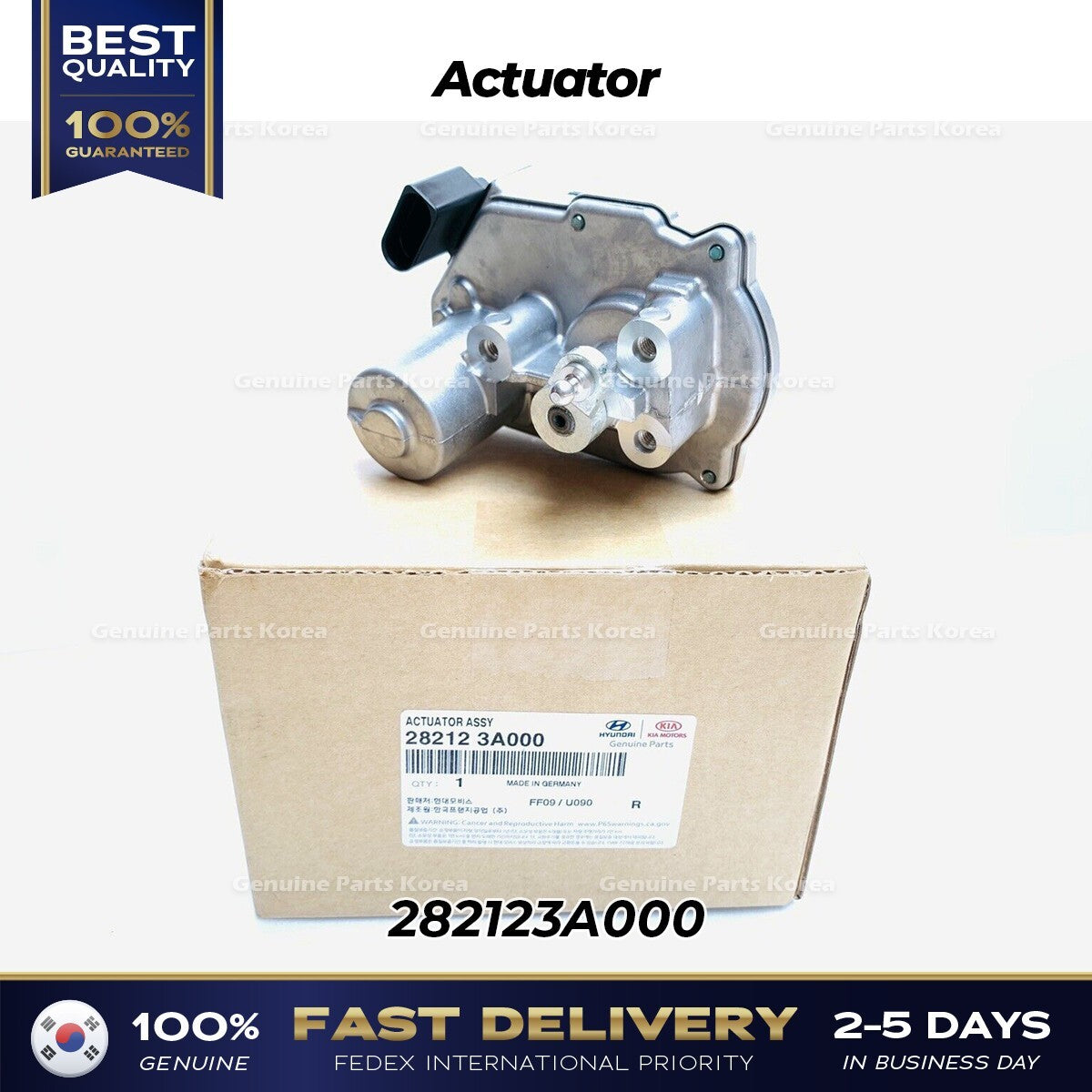 Genuine Actuator 282123A000 for Hyundai Veracruz Kia Mohave