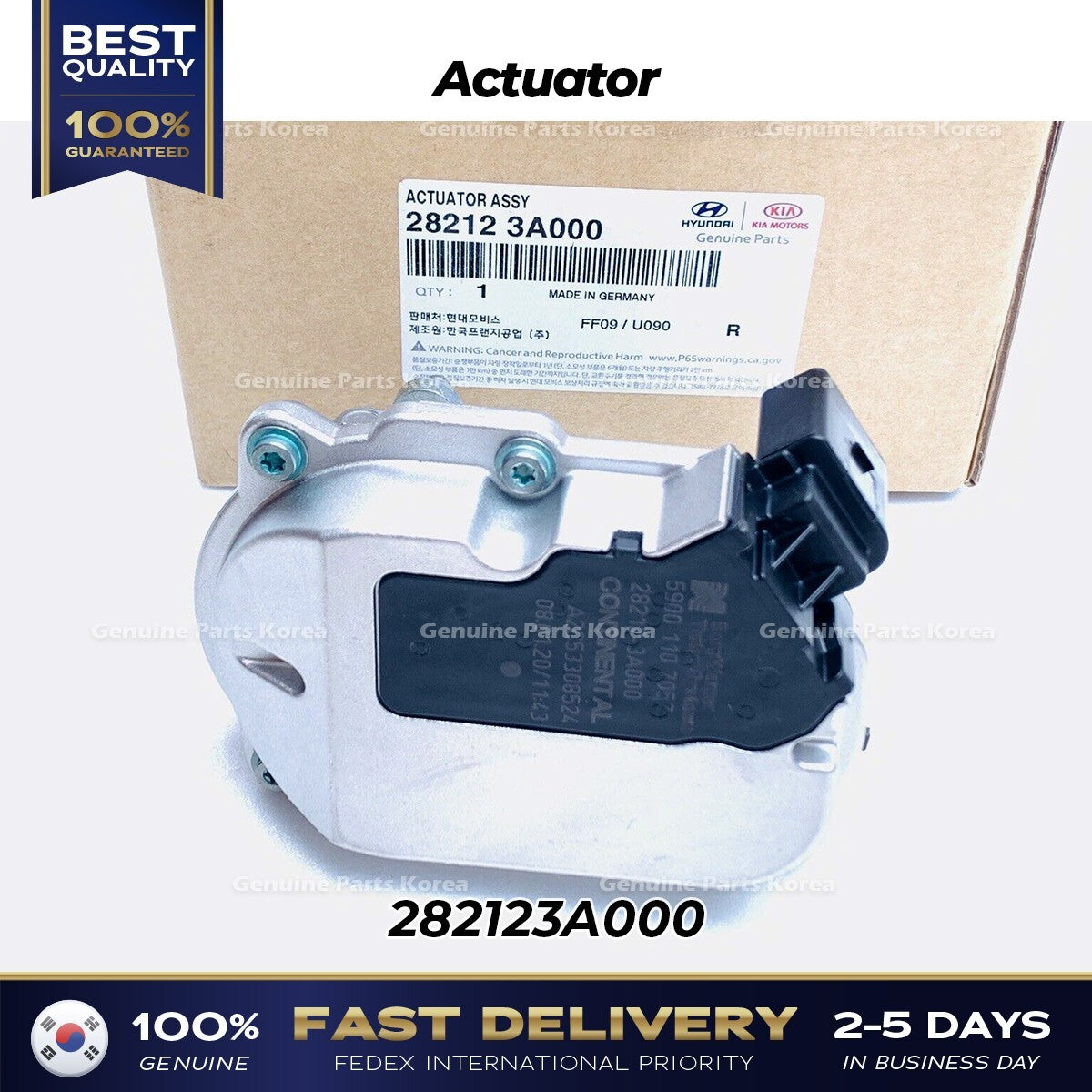 Genuine Actuator 282123A000 for Hyundai Veracruz Kia Mohave