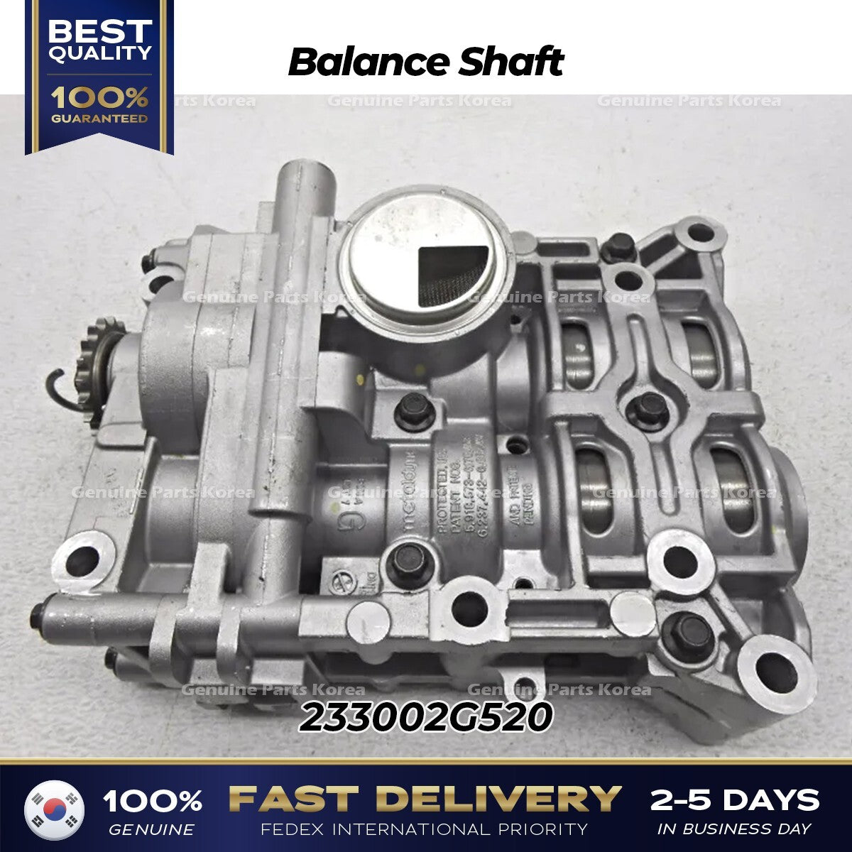 Genuine Balance Shaft 233002G520 for Hyundai Sonata Kia Optima