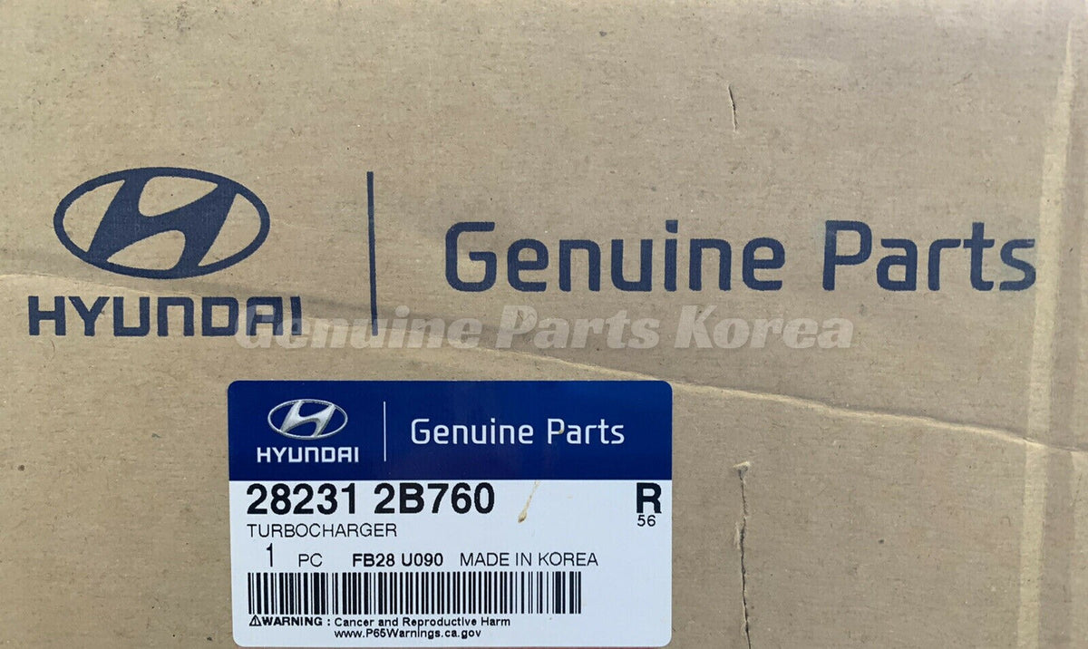 Genuine Turbocharger  282312B760  for 2016-2018 Hyundai Tucson 1.6L