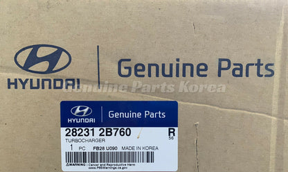 Genuine Turbocharger  282312B760  for 2016-2018 Hyundai Tucson 1.6L