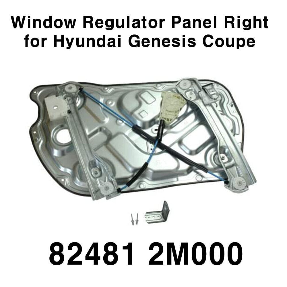 OEM Power Window Regulator Panel Front LH+RH Set for Hyundai Genesis Coupe 10-16
